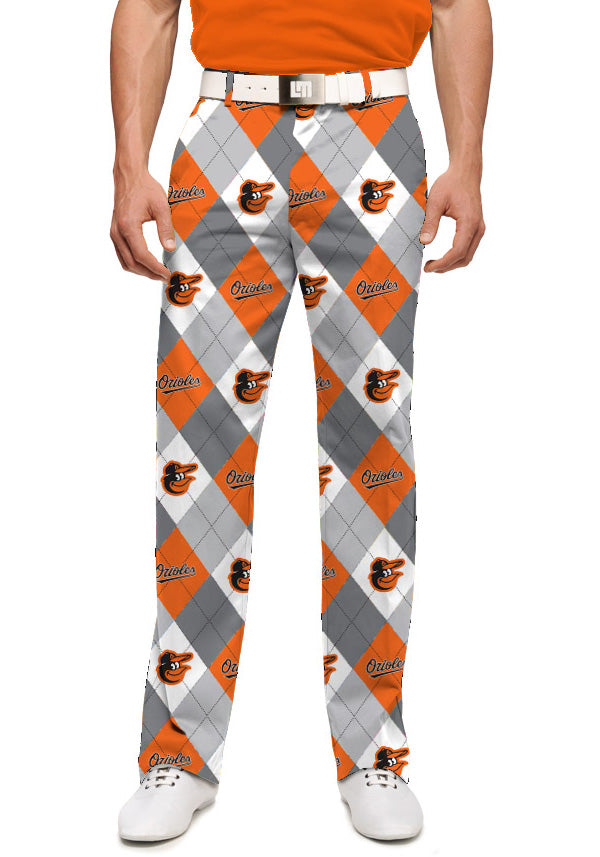 Loudmouth Golf | Orioles Argyle Gray Men's Vest - MTO | Size Default Title