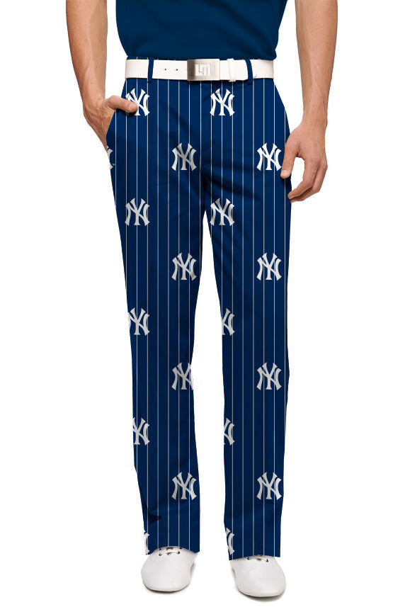 Men's New York Yankees Loudmouth Navy/White StretchTech Pants