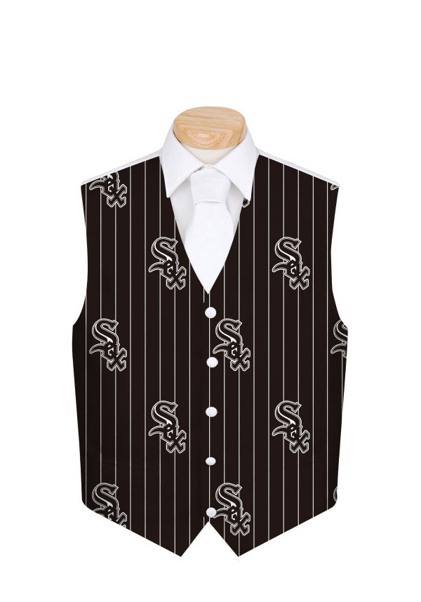 Loudmouth Golf | Fairway Yankees Pinstripe Navy Men's Vest - MTO | Size Default Title