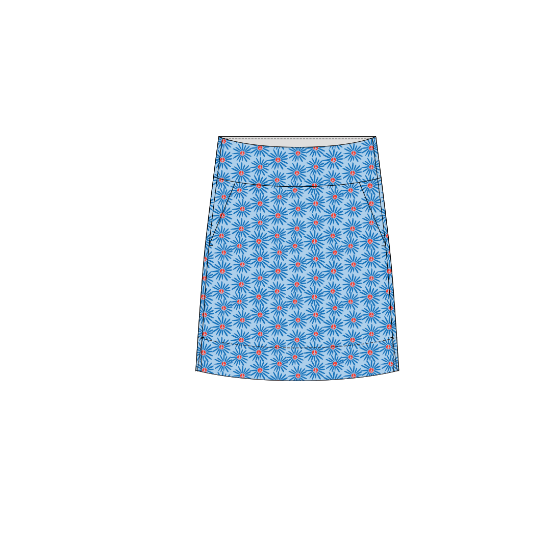 BB Flower Women's Classic Skirt/Skort - MTO