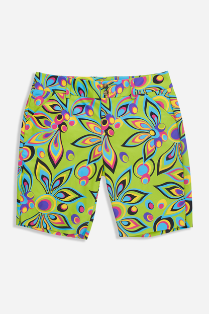 Bermuda Short - Shagadelic Lime