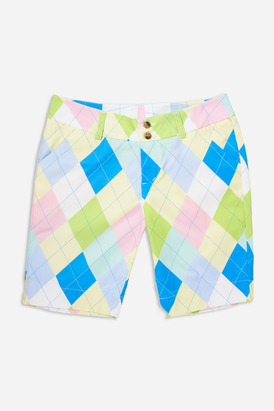 Bermuda Short - Pastel Argyle