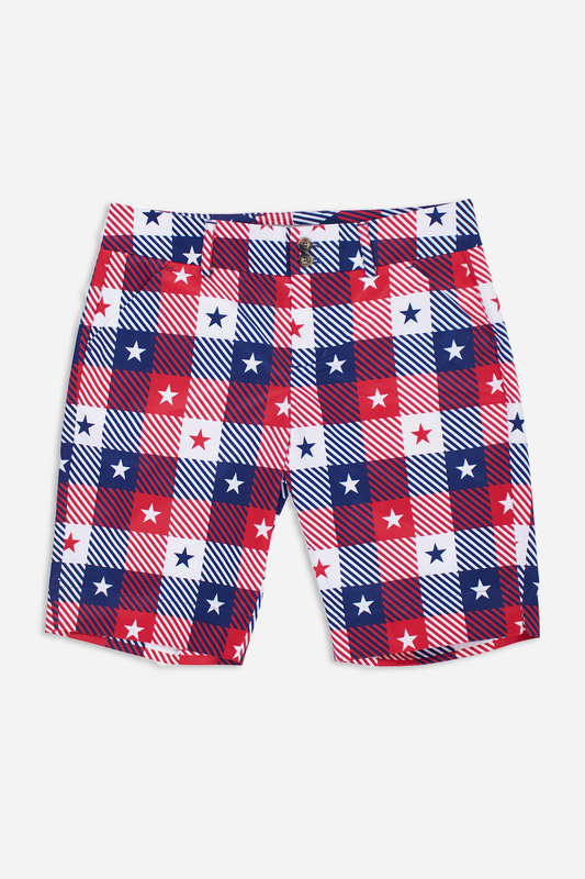 Bermuda Short - Star Plaid