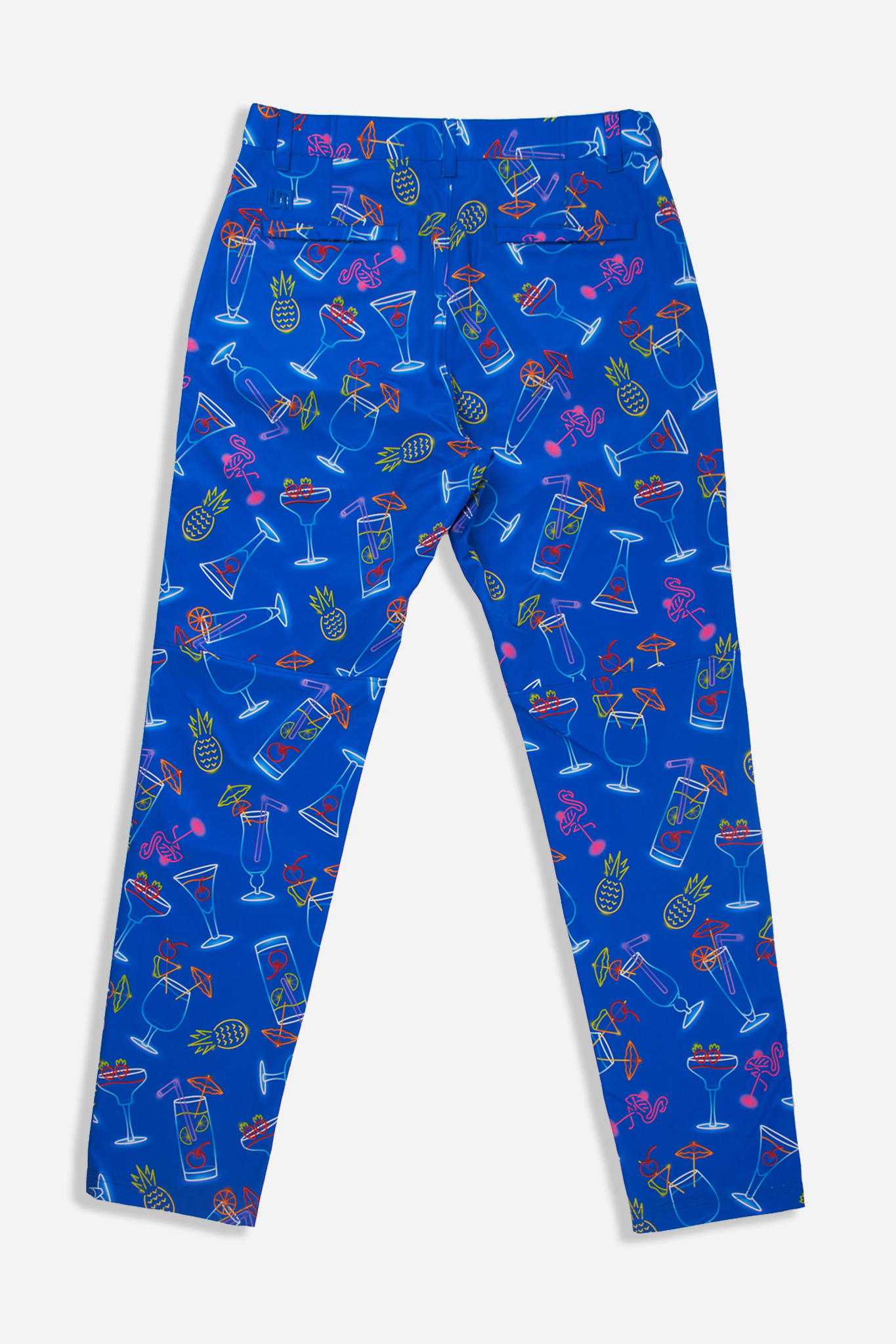 Birdie Pant - Neon Cocktails Blue