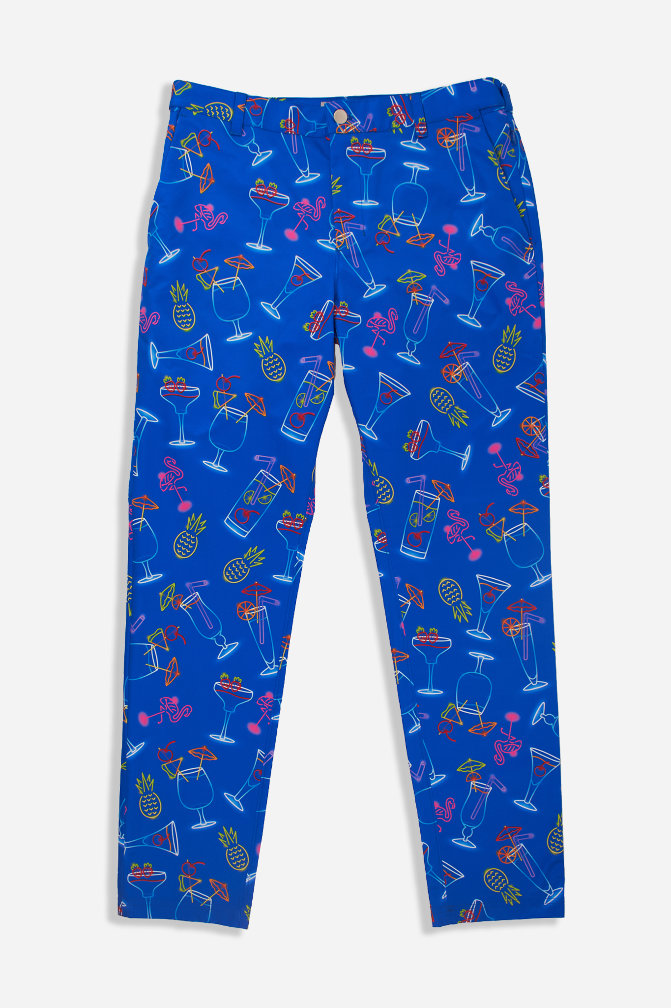 Birdie Pant - Neon Cocktails Blue