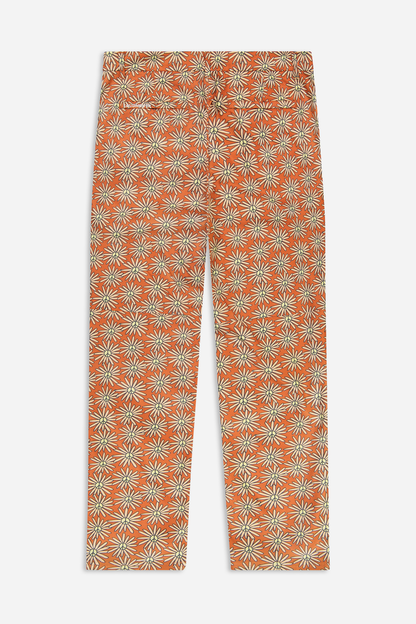 Birdie Pant - Burnt Peace Flower