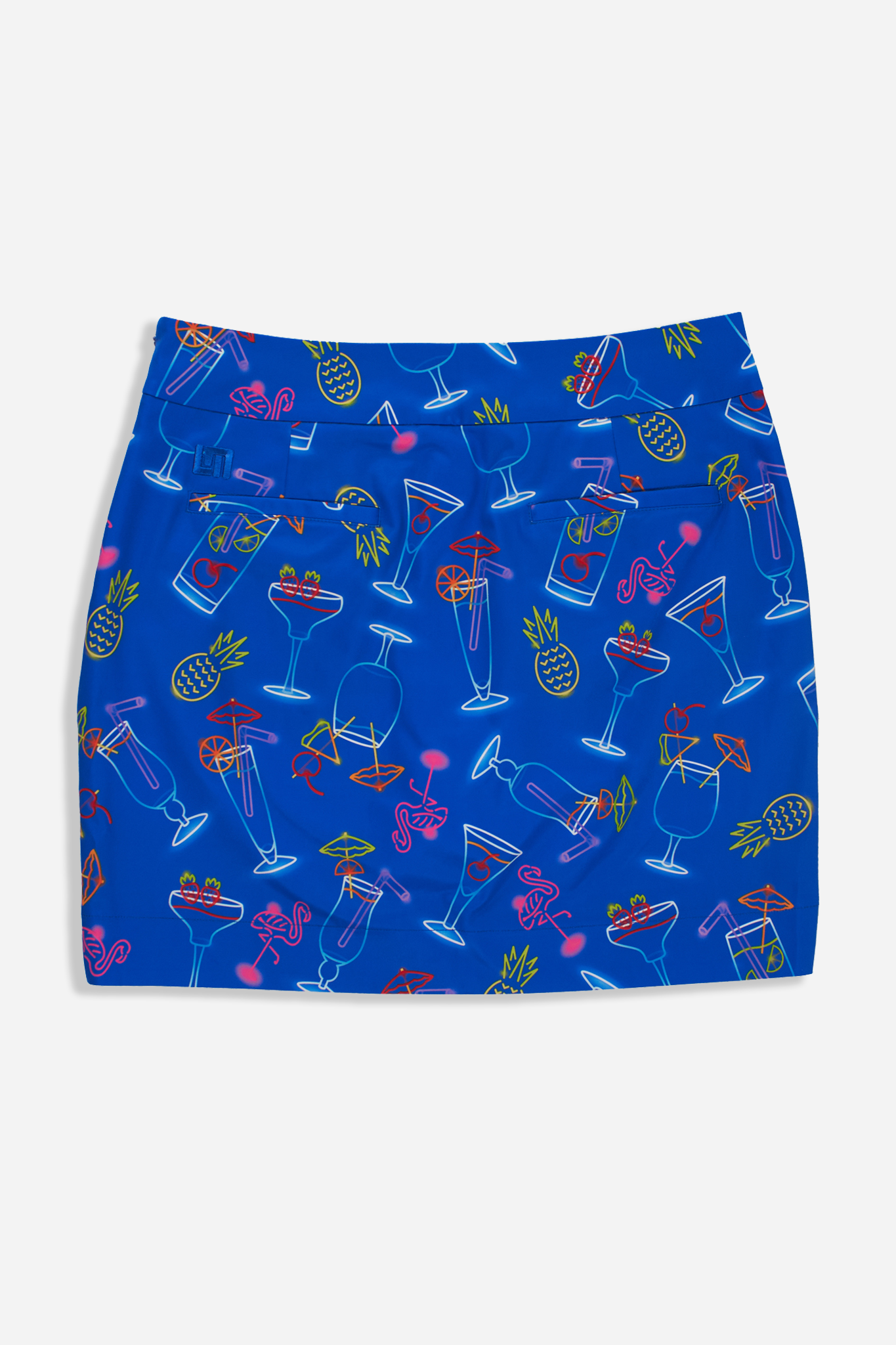 Classic Skort - Neon Cocktails Blue