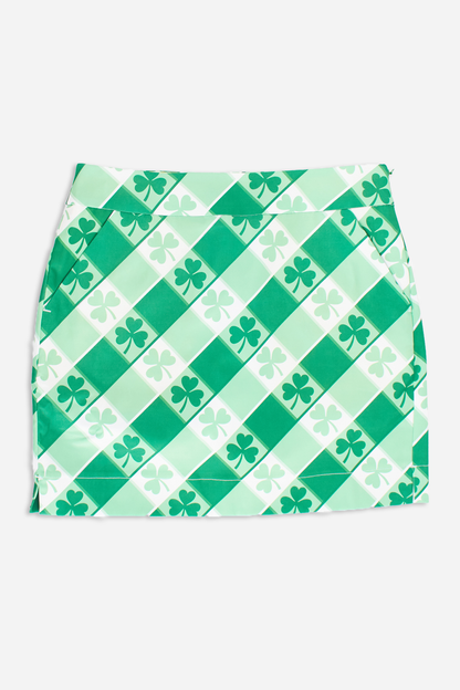 Classic Skort - Shamrock Plaid