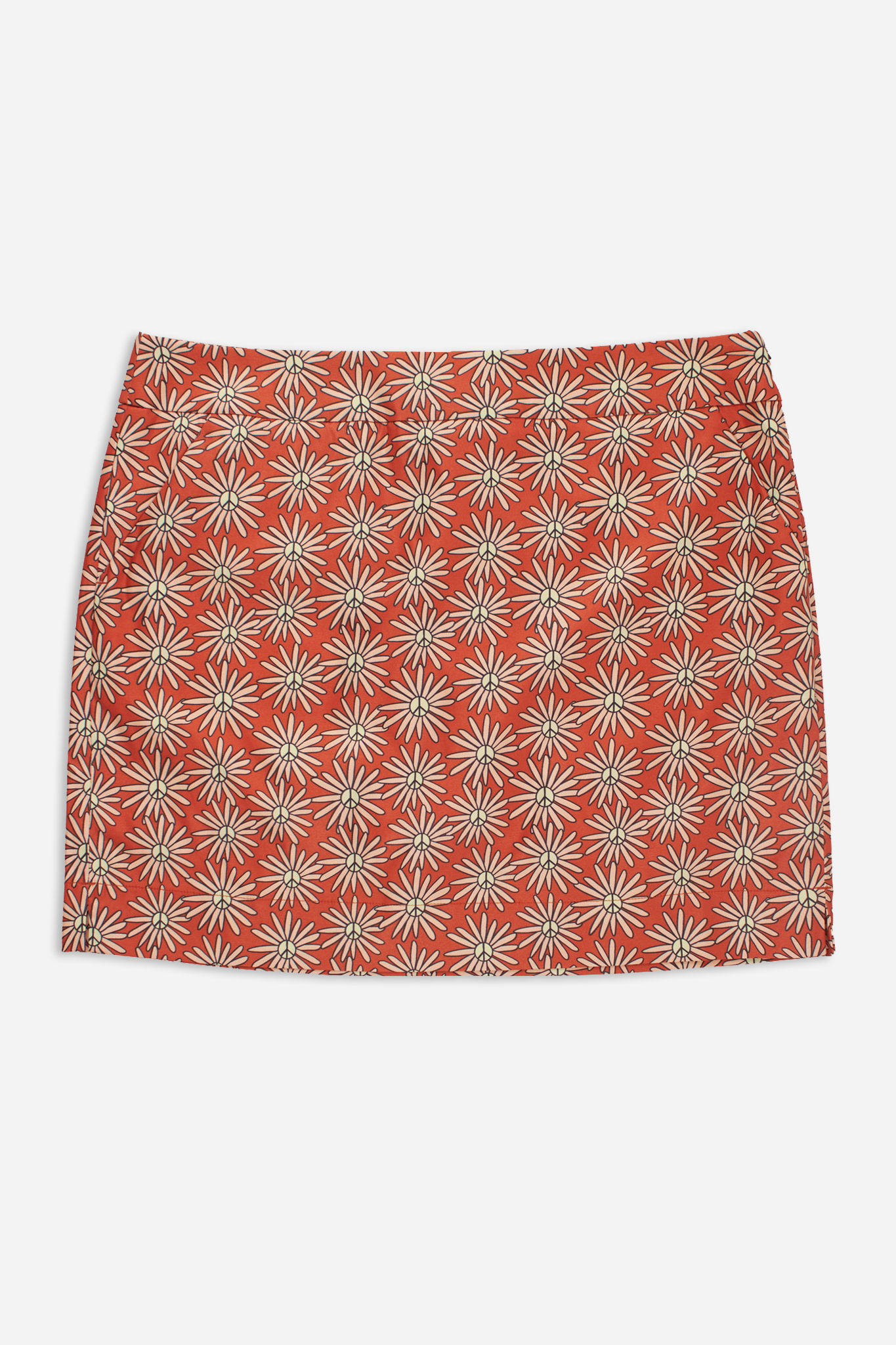 Classic Skort - Burnt Peace Flower