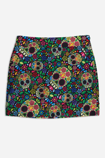 Classic Skort - Mosaic Skulls