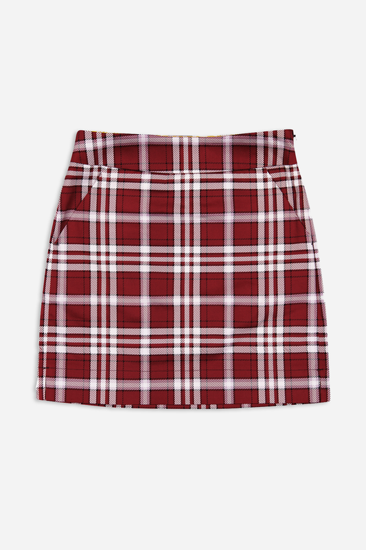 Fairway Classic Skort - Crimson Plaid