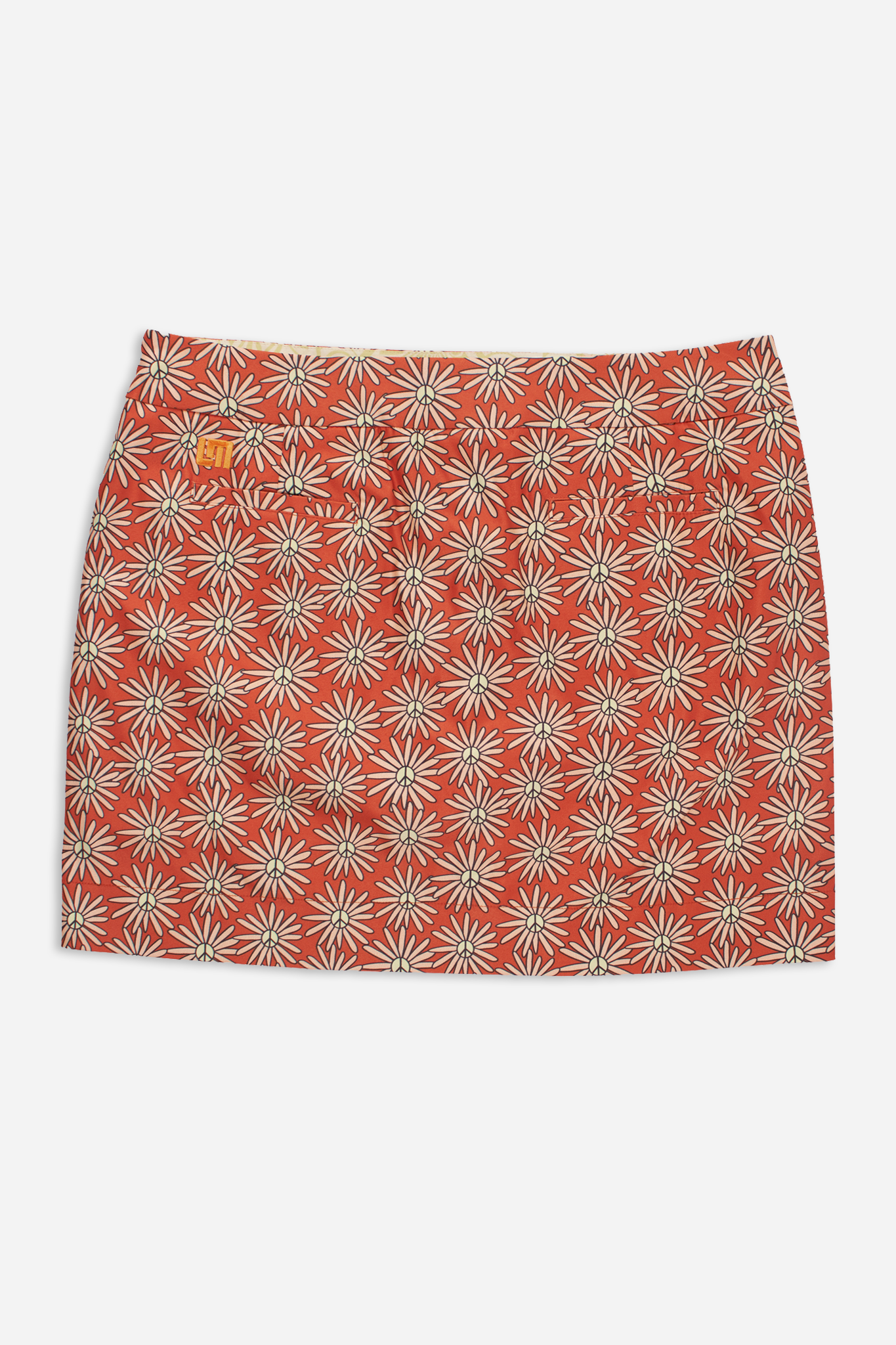 Classic Skort - Burnt Peace Flower