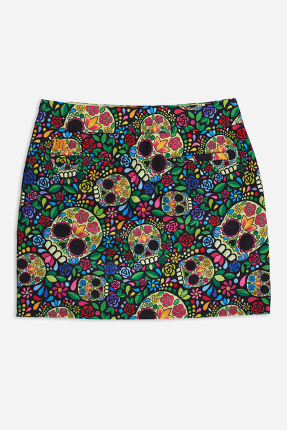 Classic Skort - Mosaic Skulls