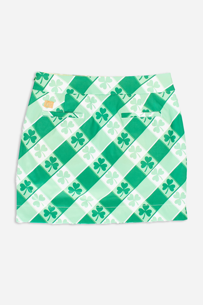 Classic Skort - Shamrock Plaid