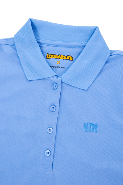 Womens Heritage Polo - Light Blue