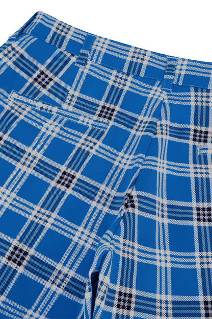 Fairway Heritage Short - Blue Plaid