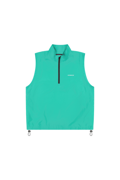 Sleeveless Qtr Zip Vest - Teal