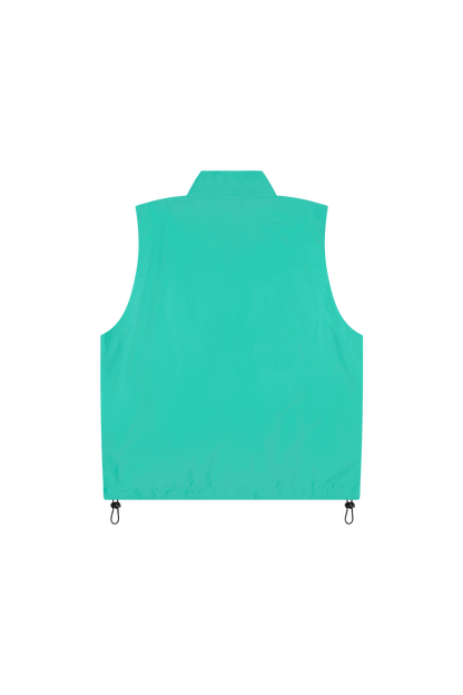 Sleeveless Qtr Zip Vest - Teal