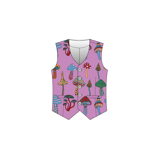 Mushroom Bubblegum Men's Vest - MTO