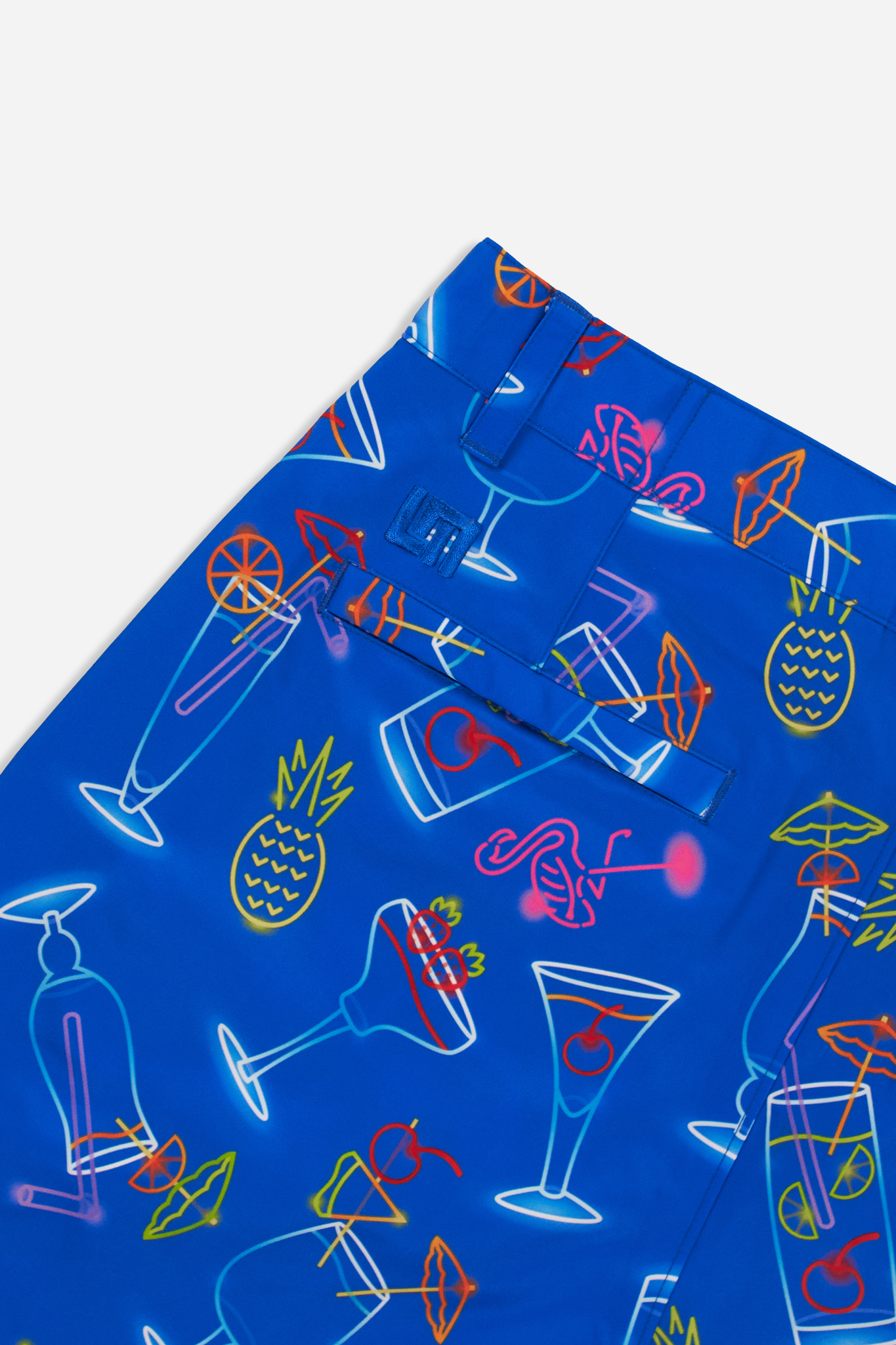 Birdie Pant - Neon Cocktails Blue