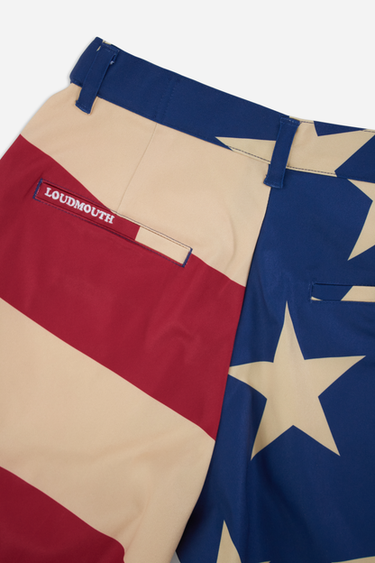 Loudmouth american flag shorts online