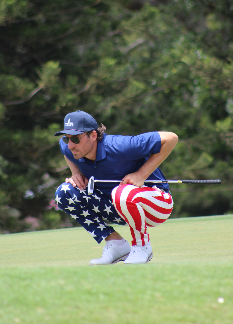 Loudmouth Golf | Fairway Birdie Pant - Stars & Stripes | Size 42 / 32