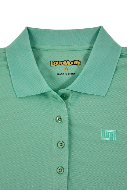 Womens Heritage Polo - Aqua