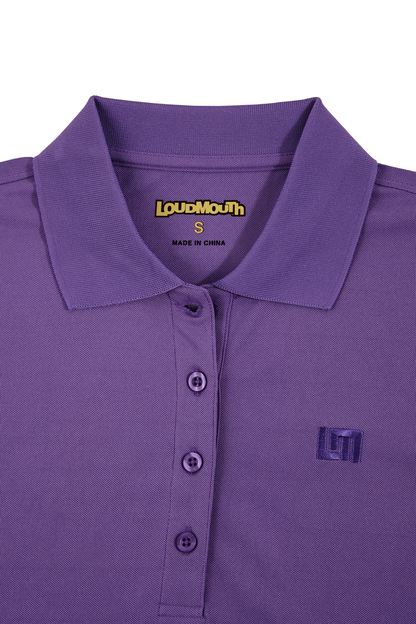 Womens Heritage Polo - Grape