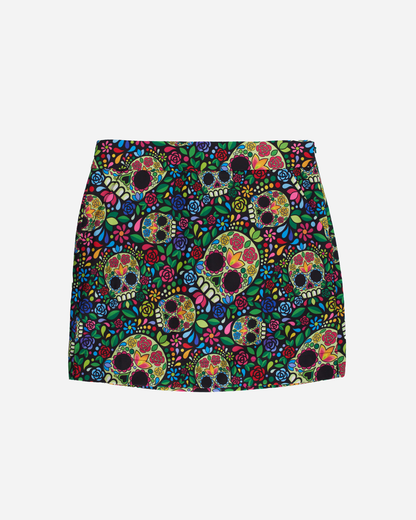 Classic Skort - Mosaic Skulls