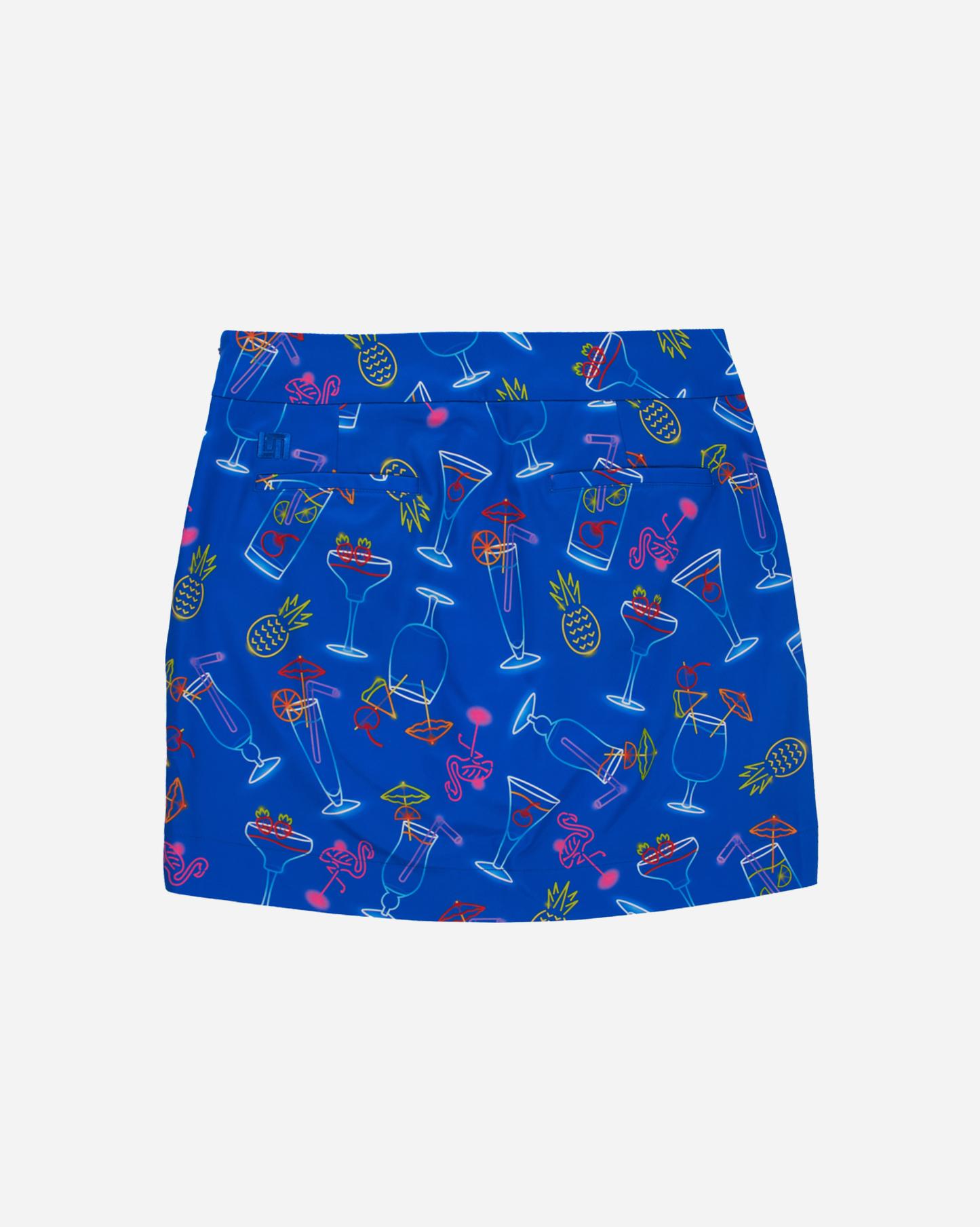 Classic Skort - Neon Cocktails Blue