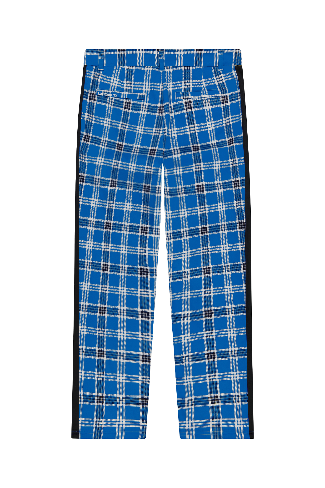 Casper Blue Checks-Plaid Premium Wool Blend Pant For Men