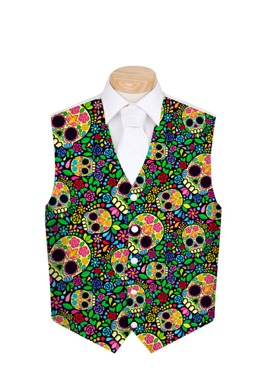 Mosaic Skulls Men's Vest - MTO